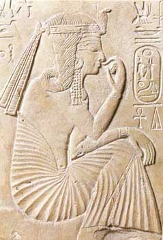 Egyptian depiction of the goddess Anat